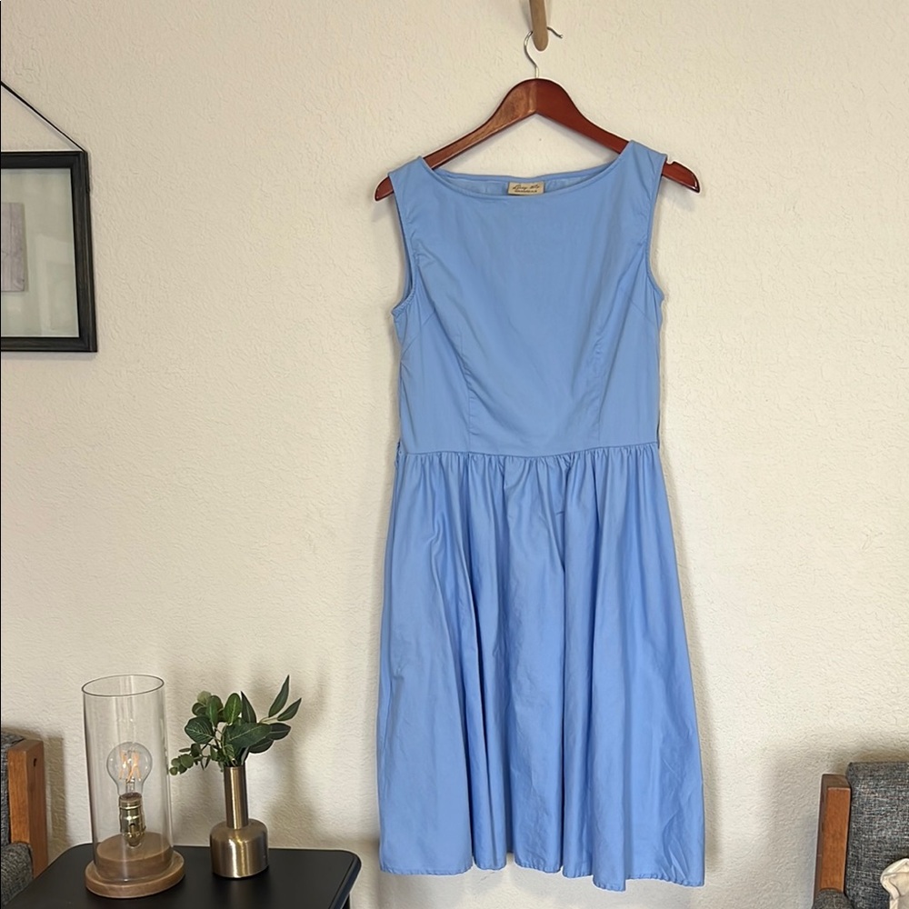 Blue Sleeveless Dress